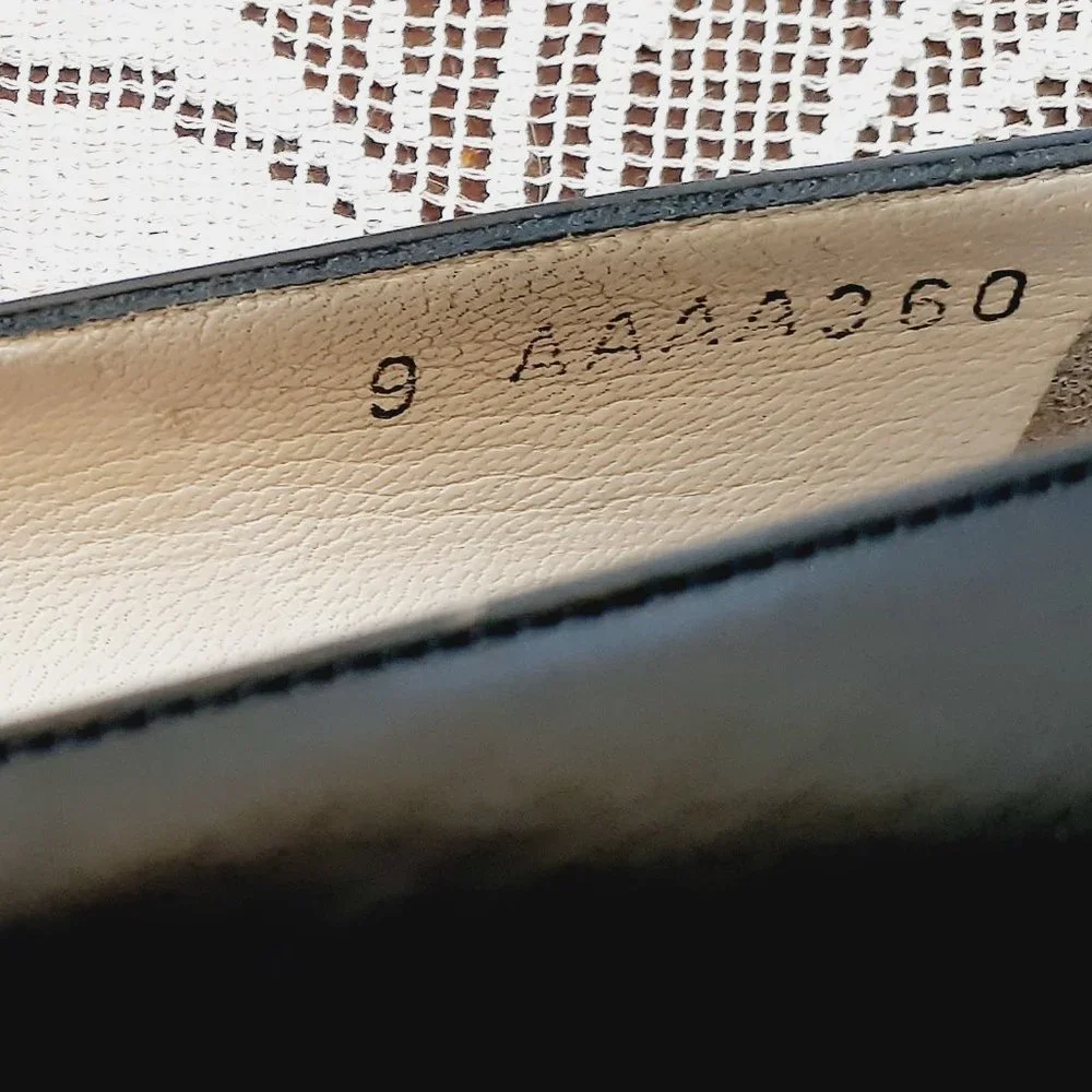 Salvatore Ferragamo black leather